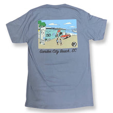 Load image into Gallery viewer, Village Slate Blue Storefront T-Shirt
